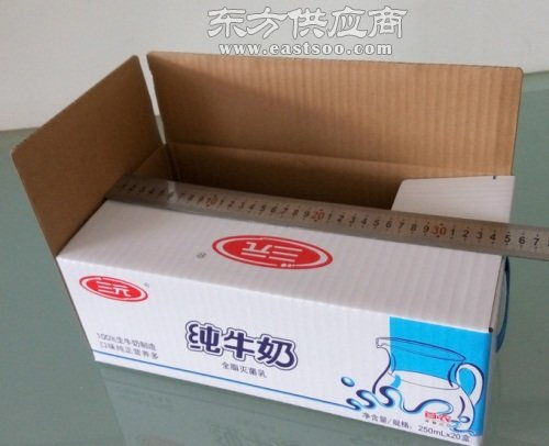 纯牛奶专用包装箱 胜利包装 在线咨询 保定纯牛奶包装箱图片